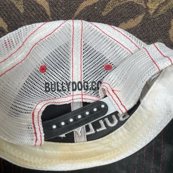 Bully Dog Bulldogs Big Logo Trucker Hat Mens SnapBack Black - Picture 4 of 5